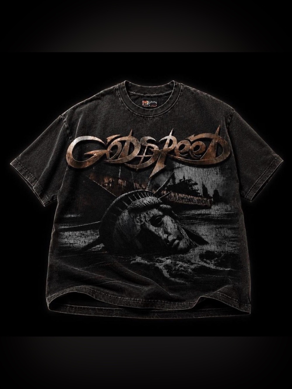 GODSPEED ‘Liberty Ruins’ Premium T-shirt - SIZE XXL - NWT